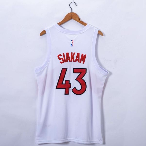 Toronto Raptors 20/21 White #43 SIAKAM Basketball Jersey (Stitched)