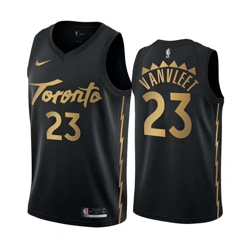 Toronto Raptors 2020 Black #23 VANVLEET City Basketball Jersey (Stitched)