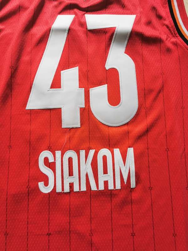 Toronto Raptors 2020 Red #43 SIAKAM ALL-STAR Basketball Jersey (Stitched)