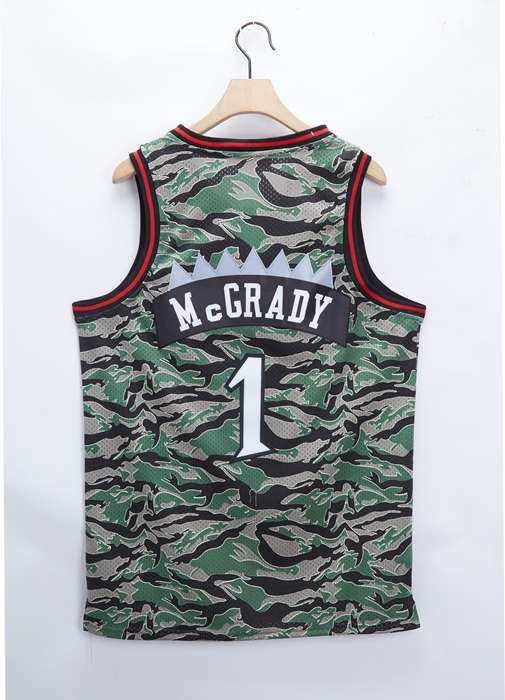 Toronto Raptors 1996/97 Camouflage #1 McGRADY Classics Basketball Jersey (Stitched)