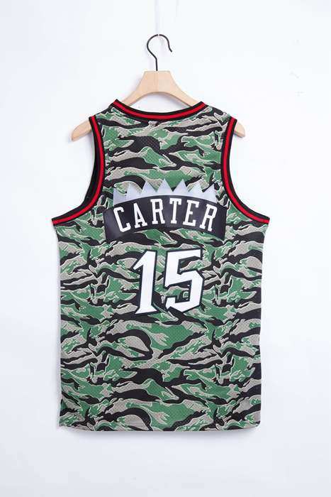 Toronto Raptors 1996/97 Camouflage #15 CARTER Classics Basketball Jersey (Stitched)