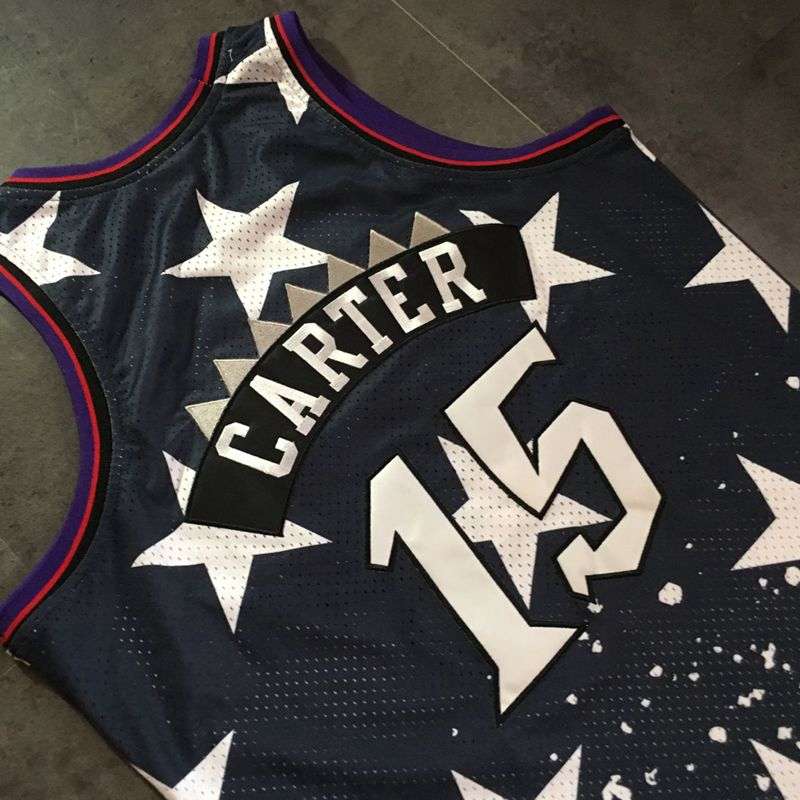 Toronto Raptors 1998/99 Black #15 CARTER Classics Basketball Jersey 02 (Closely Stitched)