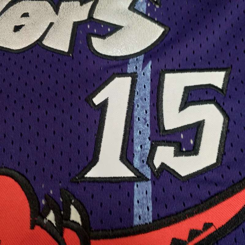 Toronto Raptors 1998/99 Purple #15 CARTER Classics Basketball Jersey (Closely Stitched)