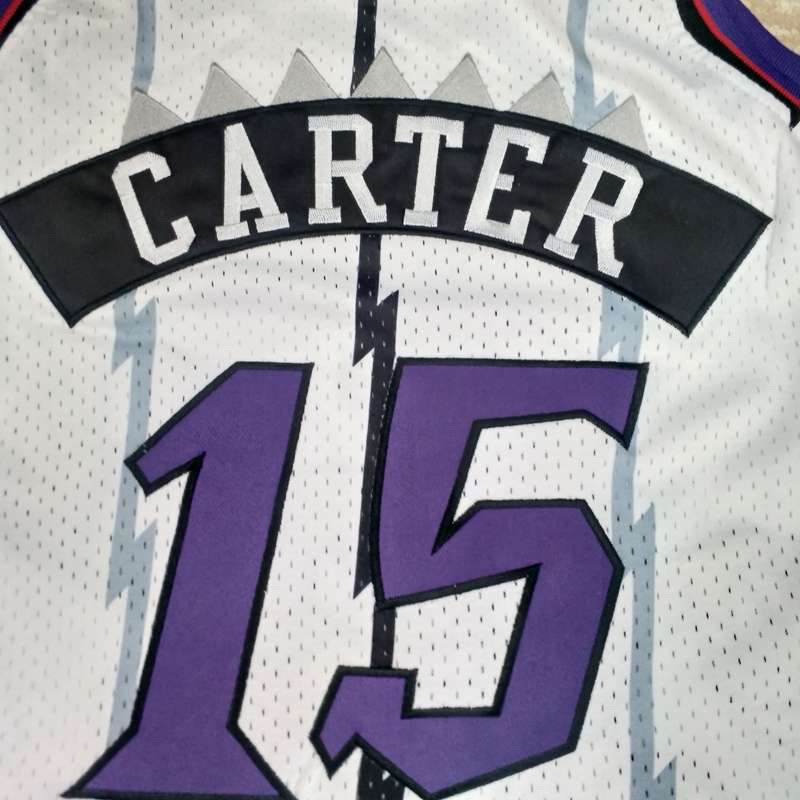 Toronto Raptors 1998/99 White #15 CARTER Classics Basketball Jersey (Closely Stitched)