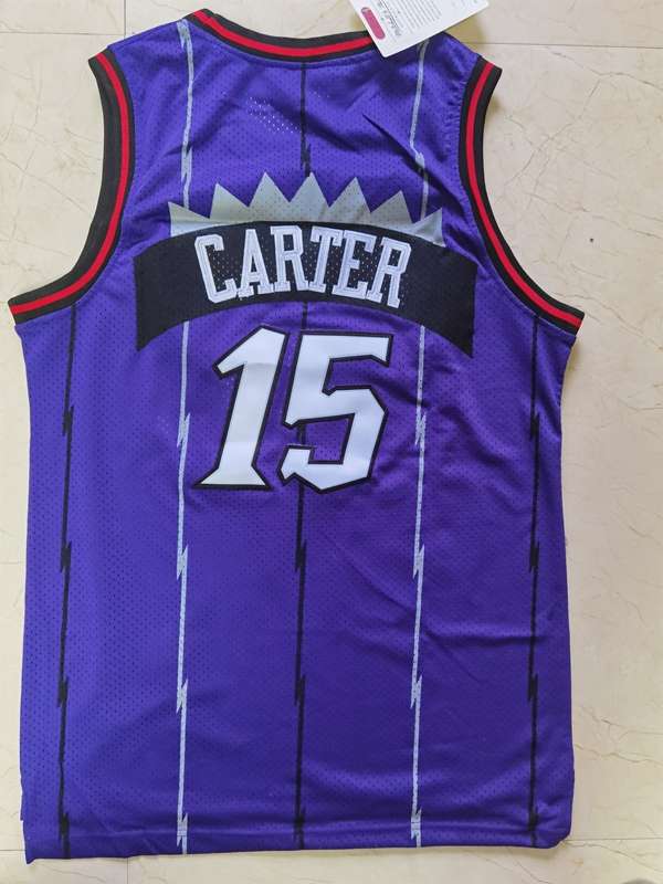 Toronto Raptors 1998/99 Purple #15 CARTER Classics Basketball Jersey (Stitched)