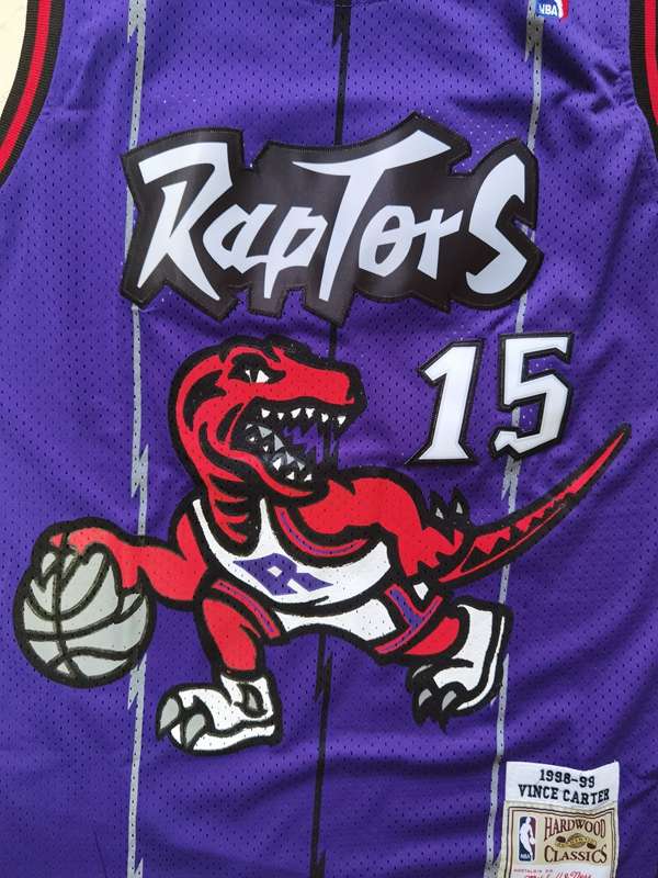 Toronto Raptors 1998/99 Purple #15 CARTER Classics Basketball Jersey (Stitched)