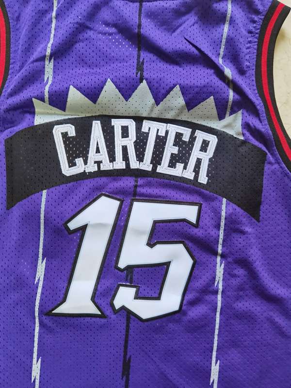 Toronto Raptors 1998/99 Purple #15 CARTER Classics Basketball Jersey (Stitched)