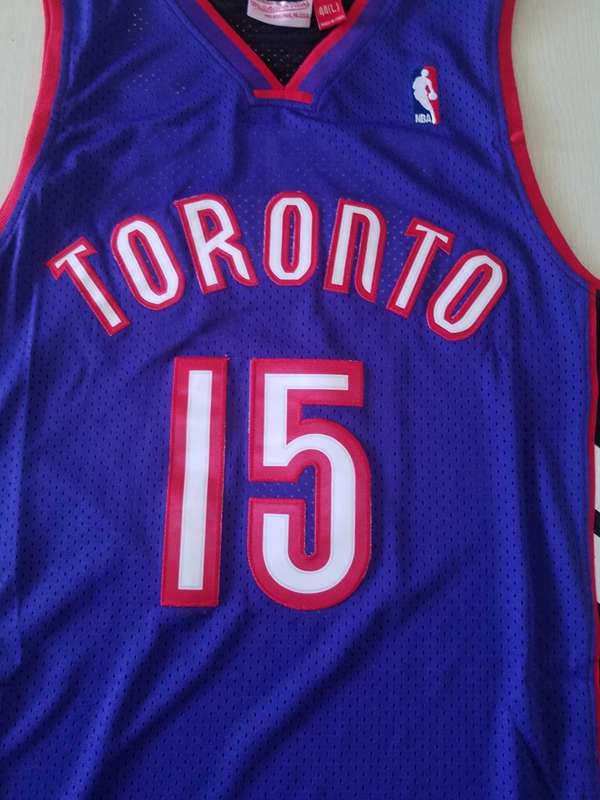 Toronto Raptors 1999/00 Purple Black #15 CARTER Classics Basketball Jersey (Stitched)