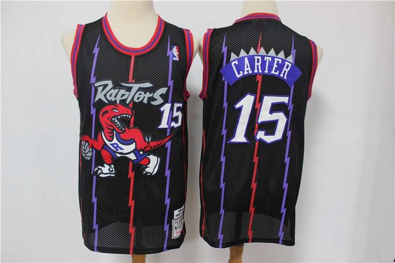 Toronto Raptors Black #15 CARTER Classics Basketball Jersey (Stitched)