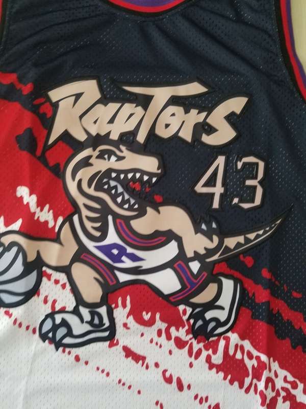 Toronto Raptors Black White #43 SIAKAM Classics Basketball Jersey (Stitched)