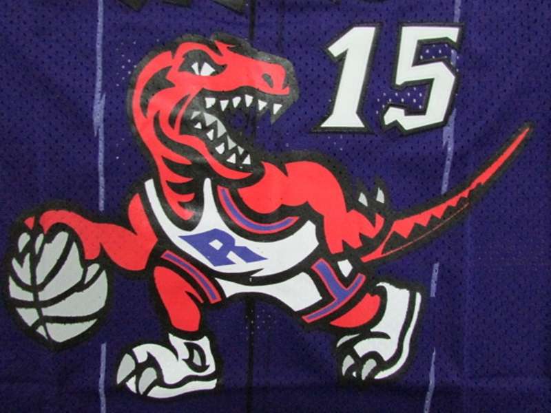 Toronto Raptors Purple #15 CARTER Classics Basketball Jersey (Stitched)