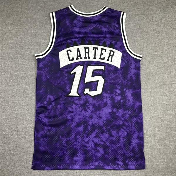 Toronto Raptors Purple #15 CARTER Classics Basketball Jersey (Stitched) 02