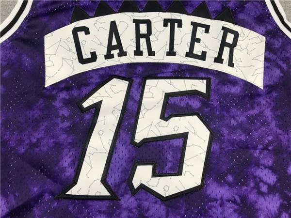 Toronto Raptors Purple #15 CARTER Classics Basketball Jersey (Stitched) 02