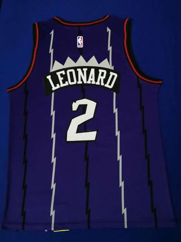 Toronto Raptors Purple #2 LEONARD Classics Basketball Jersey 02 (Stitched)