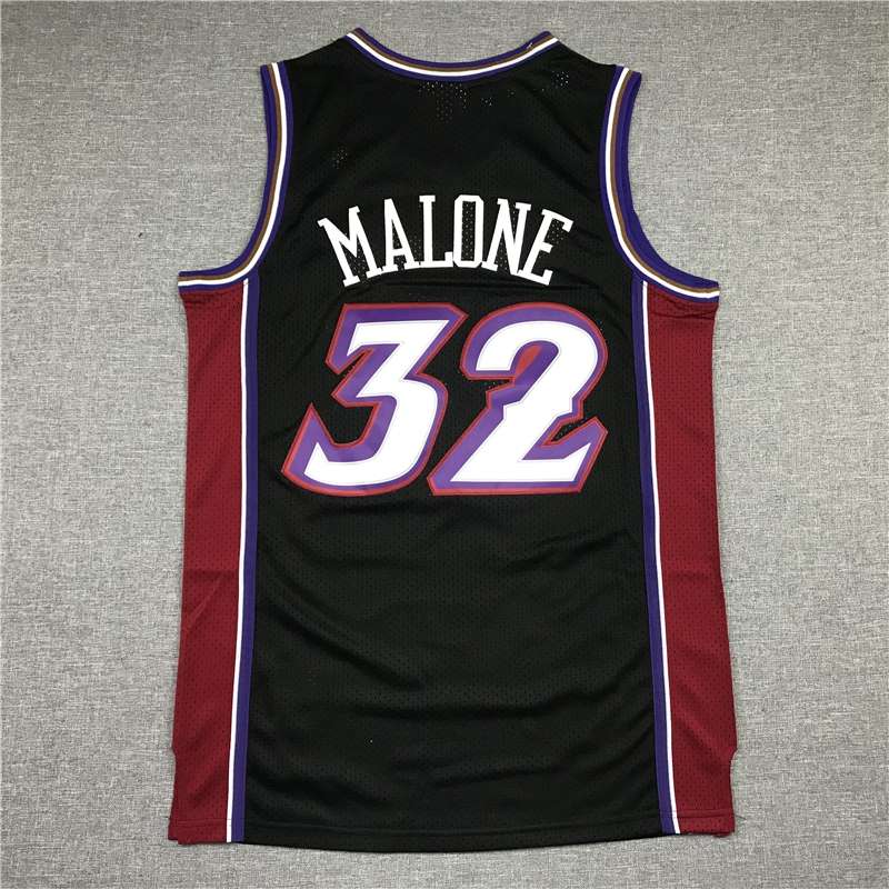 Utah Jazz 1998/99 Black #32 MALONE Classics Basketball Jersey (Stitched)