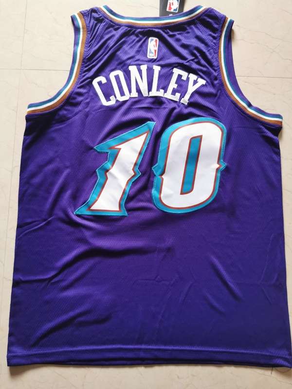 Utah Jazz Purple #10 CONLEY Classics Basketball Jersey (Stitched)