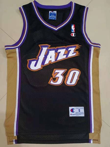 Utah Jazz 1991/92 Black #30 ARROYO Classics Basketball Jersey (Stitched)