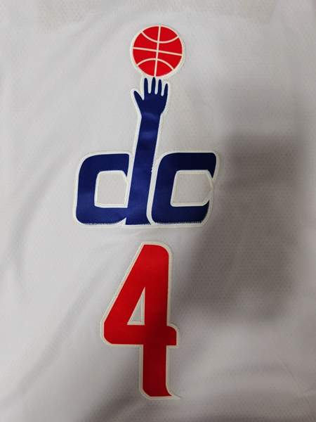 Washington Wizards 20/21 White #4 WESTBROOK City Basketball Jersey (Stitched)