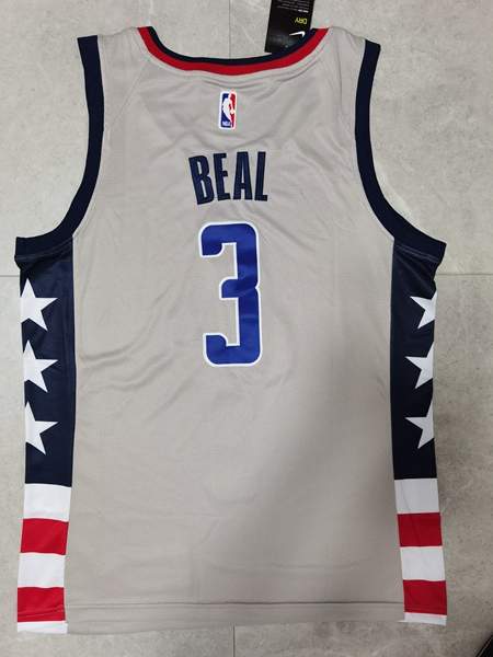 Washington Wizards 20/21 Grey #3 BEAL Basketball Jersey (Stitched)