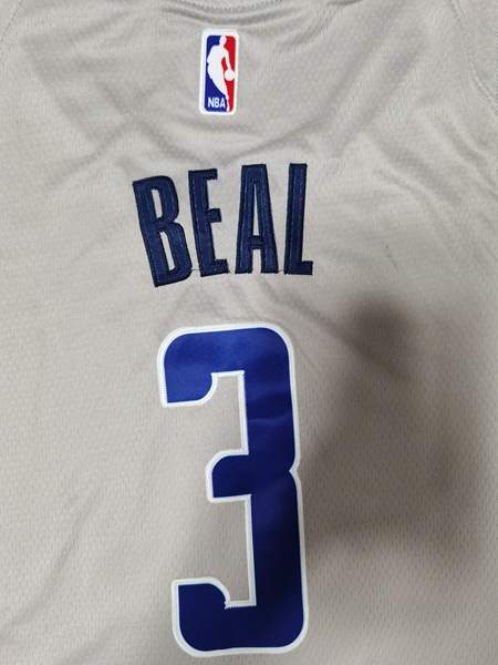 Washington Wizards 20/21 Grey #3 BEAL Basketball Jersey (Stitched)