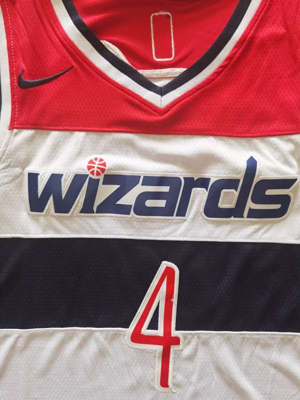 Washington Wizards 20/21 White #4 WESTBROOK Basketball Jersey (Stitched)