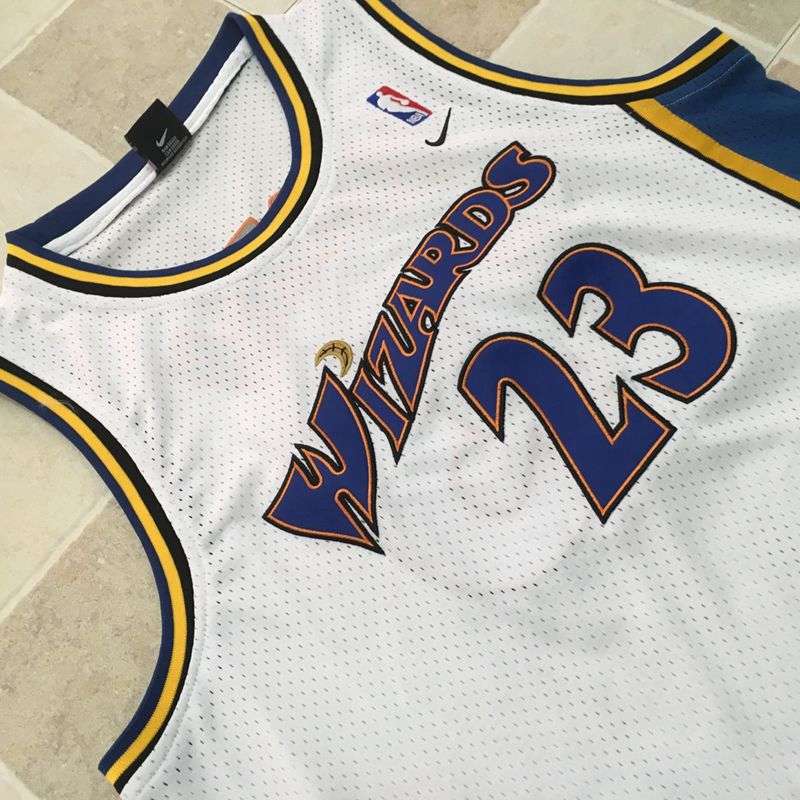 Washington Wizards White #23 JORDAN Classics Basketball Jersey (Closely Stitched)