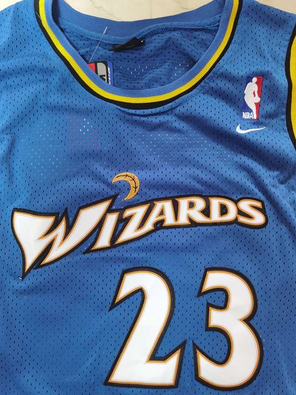 Washington Wizards Blue #23 JORDAN Classics Basketball Jersey (Stitched)