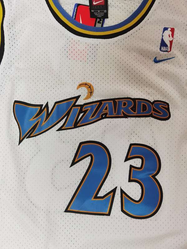 Washington Wizards White #23 JORDAN Classics Basketball Jersey (Stitched)