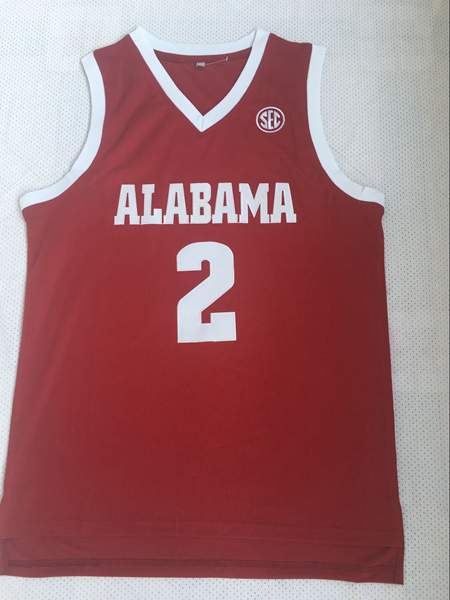 Alabama Crimson Tide Red #2 SEXTON NCAA Basketball Jersey