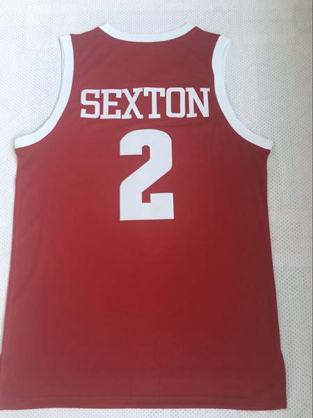 Alabama Crimson Tide Red #2 SEXTON NCAA Basketball Jersey