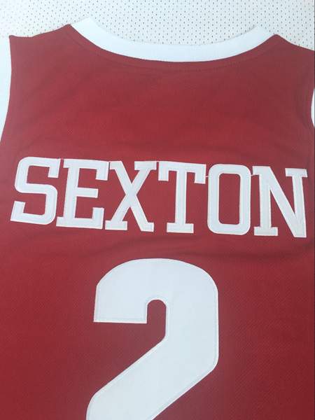 Alabama Crimson Tide Red #2 SEXTON NCAA Basketball Jersey