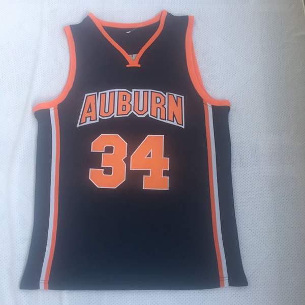 Auburn Tigers Black #34 BARKLEY NCAA Basketball Jersey