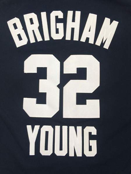 BYU Cougars Dark Blue #32 FREDETTE NCAA Basketball Jersey