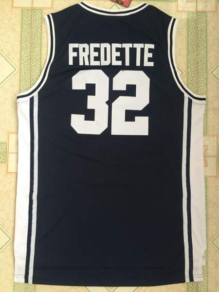 BYU Cougars Dark Blue #32 FREDETTE NCAA Basketball Jersey