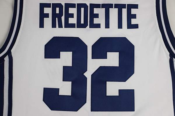 BYU Cougars White #32 FREDETTE NCAA Basketball Jersey