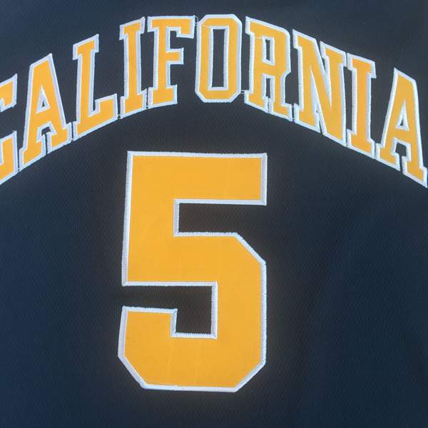 California Golden Bears Dark Blue #5 KIDD NCAA Basketball Jersey