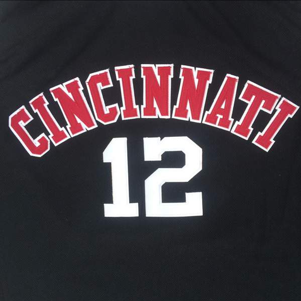 Cincinnati Bearcats Black #12 ROBERTSON NCAA Basketball Jersey