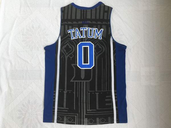 Duke Blue Devils Black #0 TATUM NCAA Basketball Jersey