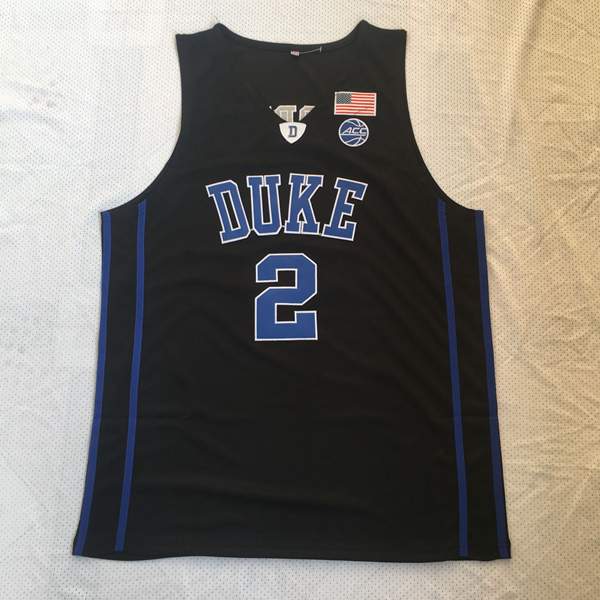 Duke Blue Devils Black #2 REDDISH NCAA Basketball Jersey