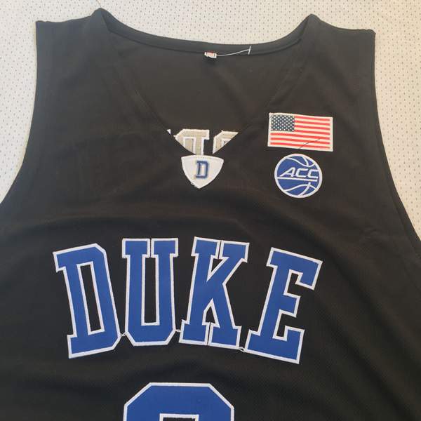 Duke Blue Devils Black #2 REDDISH NCAA Basketball Jersey