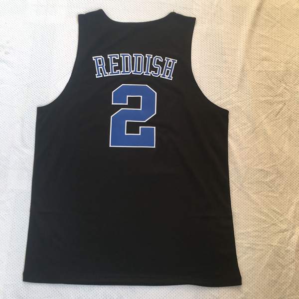Duke Blue Devils Black #2 REDDISH NCAA Basketball Jersey