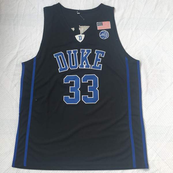 Duke Blue Devils Black #33 HILL NCAA Basketball Jersey