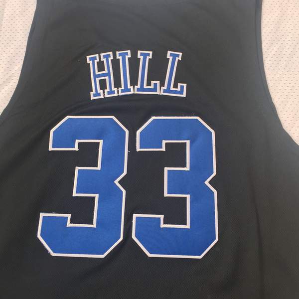 Duke Blue Devils Black #33 HILL NCAA Basketball Jersey