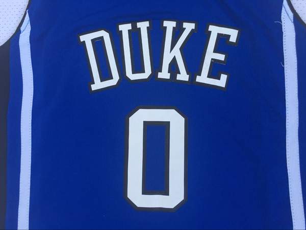 Duke Blue Devils Blue #0 TATUM NCAA Basketball Jersey