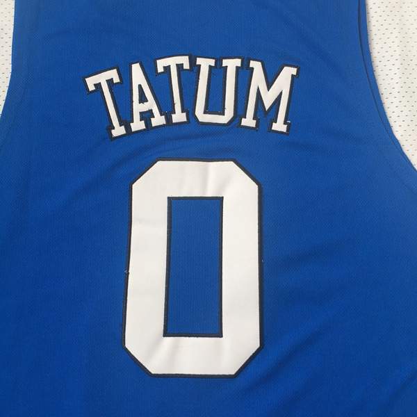 Duke Blue Devils Blue #0 TATUM NCAA Basketball Jersey 02