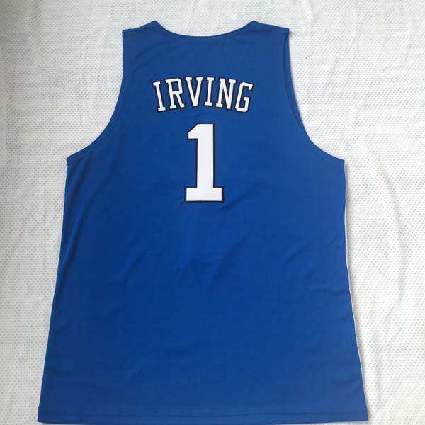 Duke Blue Devils Blue #1 IRVING NCAA Basketball Jersey 02