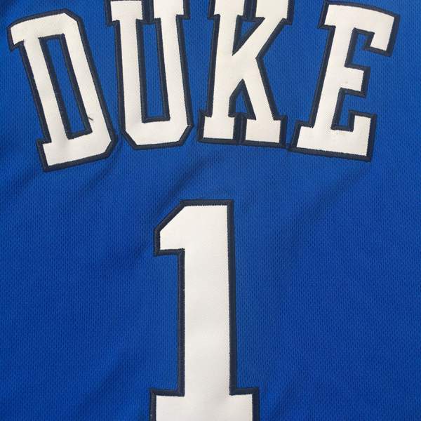 Duke Blue Devils Blue #1 IRVING NCAA Basketball Jersey 02