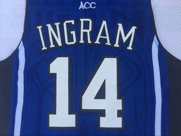 Duke Blue Devils Blue #14 INGRAM NCAA Basketball Jersey