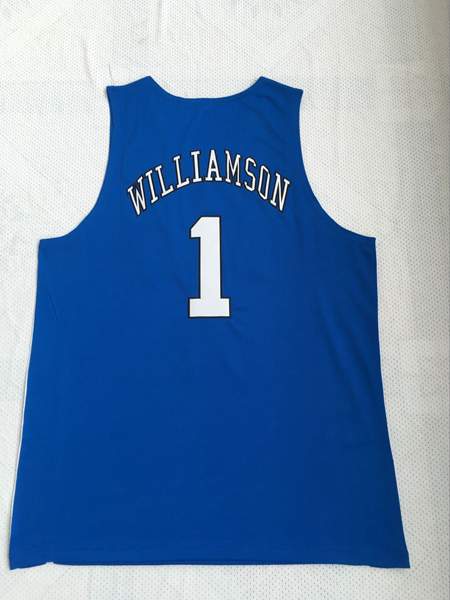 Duke Blue Devils Blue #1 WILLIAMSON NCAA Basketball Jersey