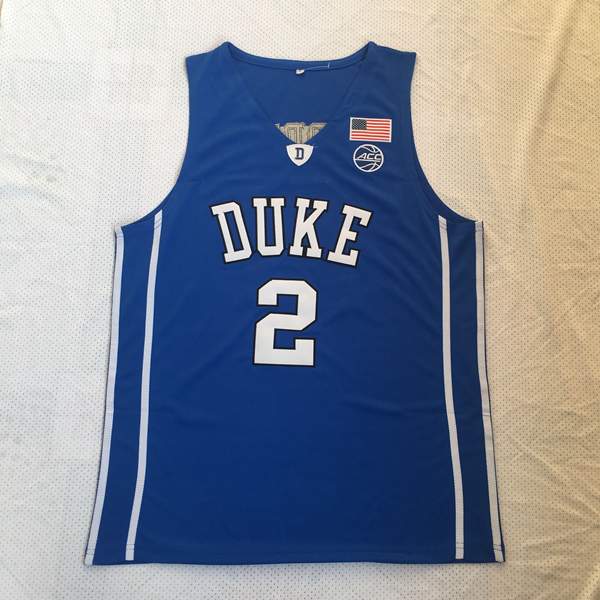 Duke Blue Devils Blue #2 REDDISH NCAA Basketball Jersey